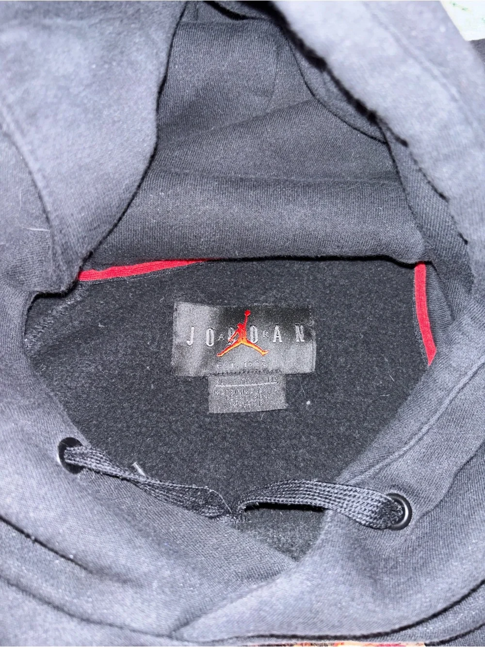 Jordan Black Crewneck Hoodie